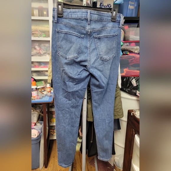 Old Navy High Rise Wow Straight Jeans Size 4 Petite - Picture 6 of 7